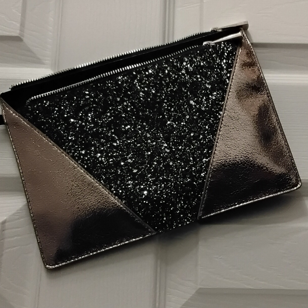 Express Metallic and Glitter Clutch
